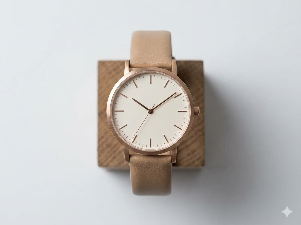 Relógio de Pulso Minimalista "Tempo" - View 2