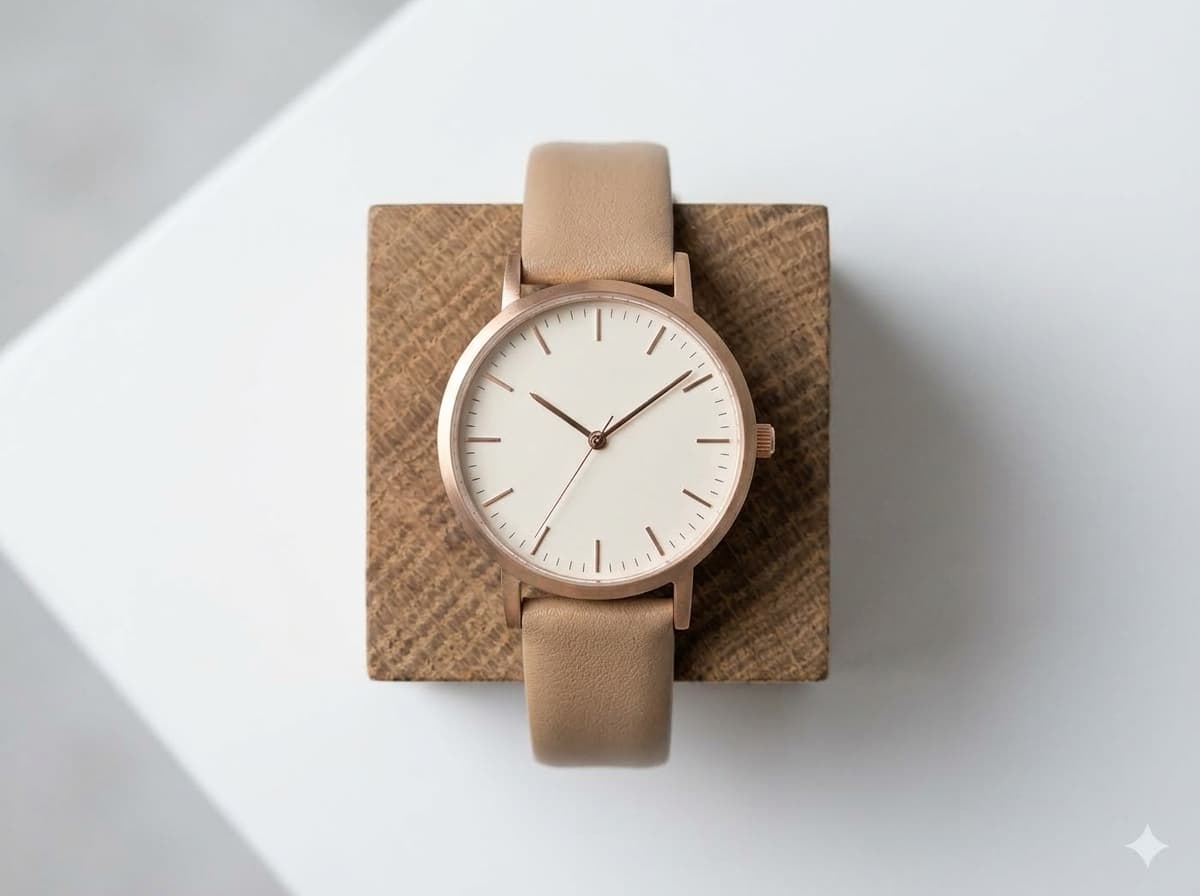 Relógio de Pulso Minimalista "Tempo" - View 3